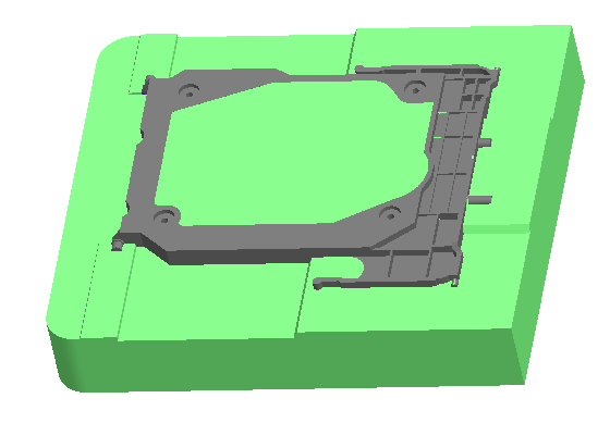 Injection mold design of terminal movement bracket